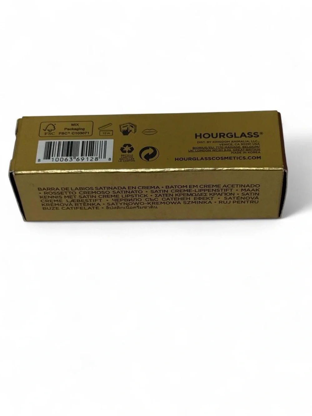 Hourglass Satin Creme Lipstick-Shore-NIB